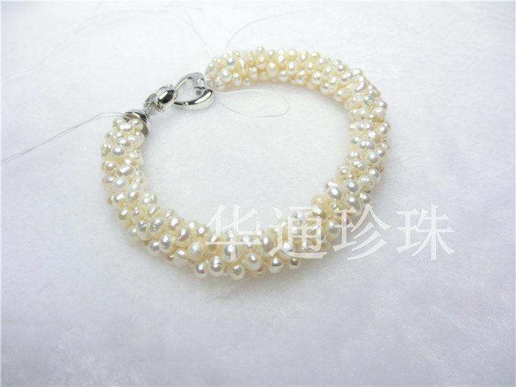 纯手工韩版饰品珍珠天然 新娘结婚首饰婚纱配饰项链 套装项饰自然