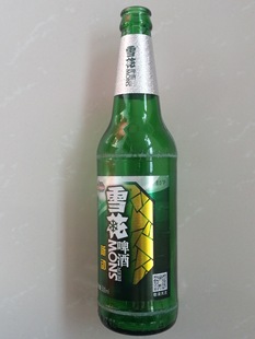 回收销售500毫升绿色新动雪花啤酒瓶