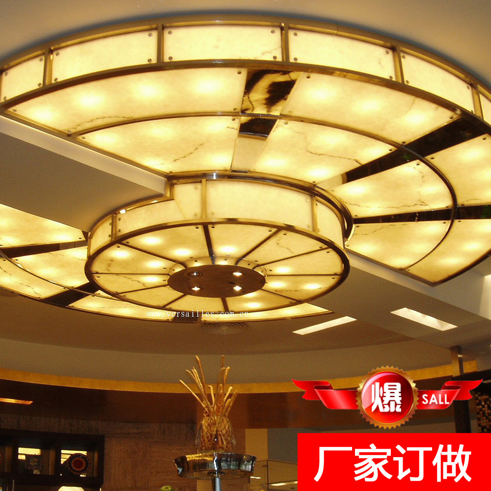 中山古镇灯饰生产厂家批发即来图定做高档豪华酒店ktv