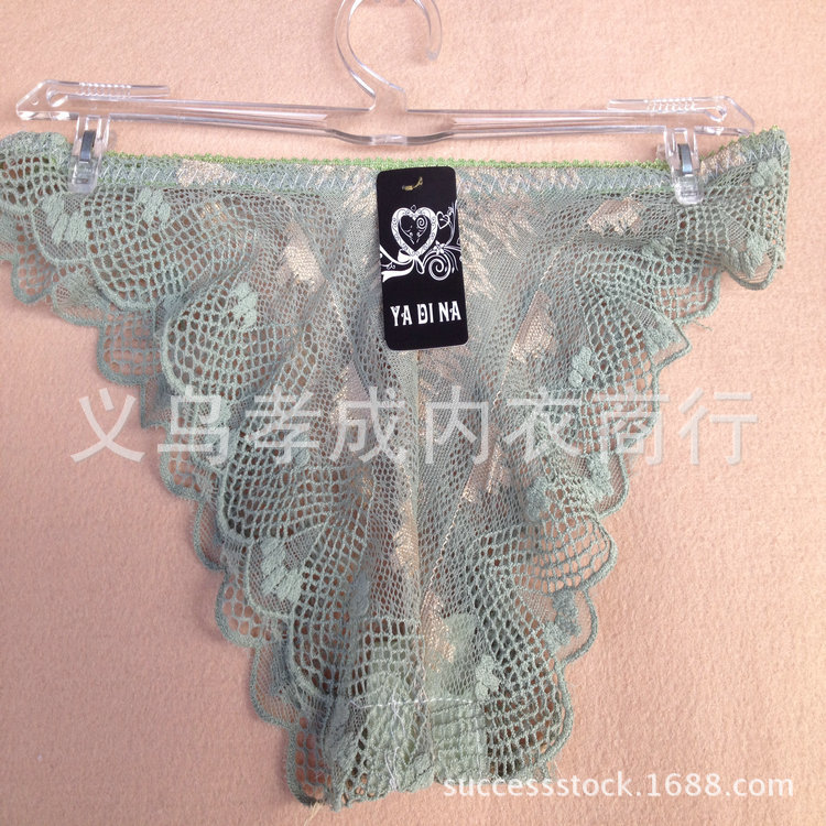<em>内裤</em>-<em>1.5元</em>地摊<em>批发</em>库存廉价全蕾丝低腰绣花时