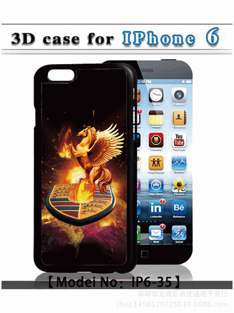 5寸立体手机壳|苹果6 plus 卡通3d手机外壳