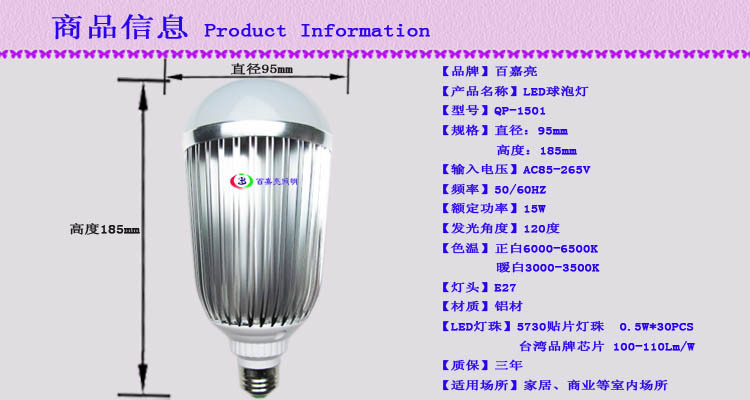 QP-1501商品信息