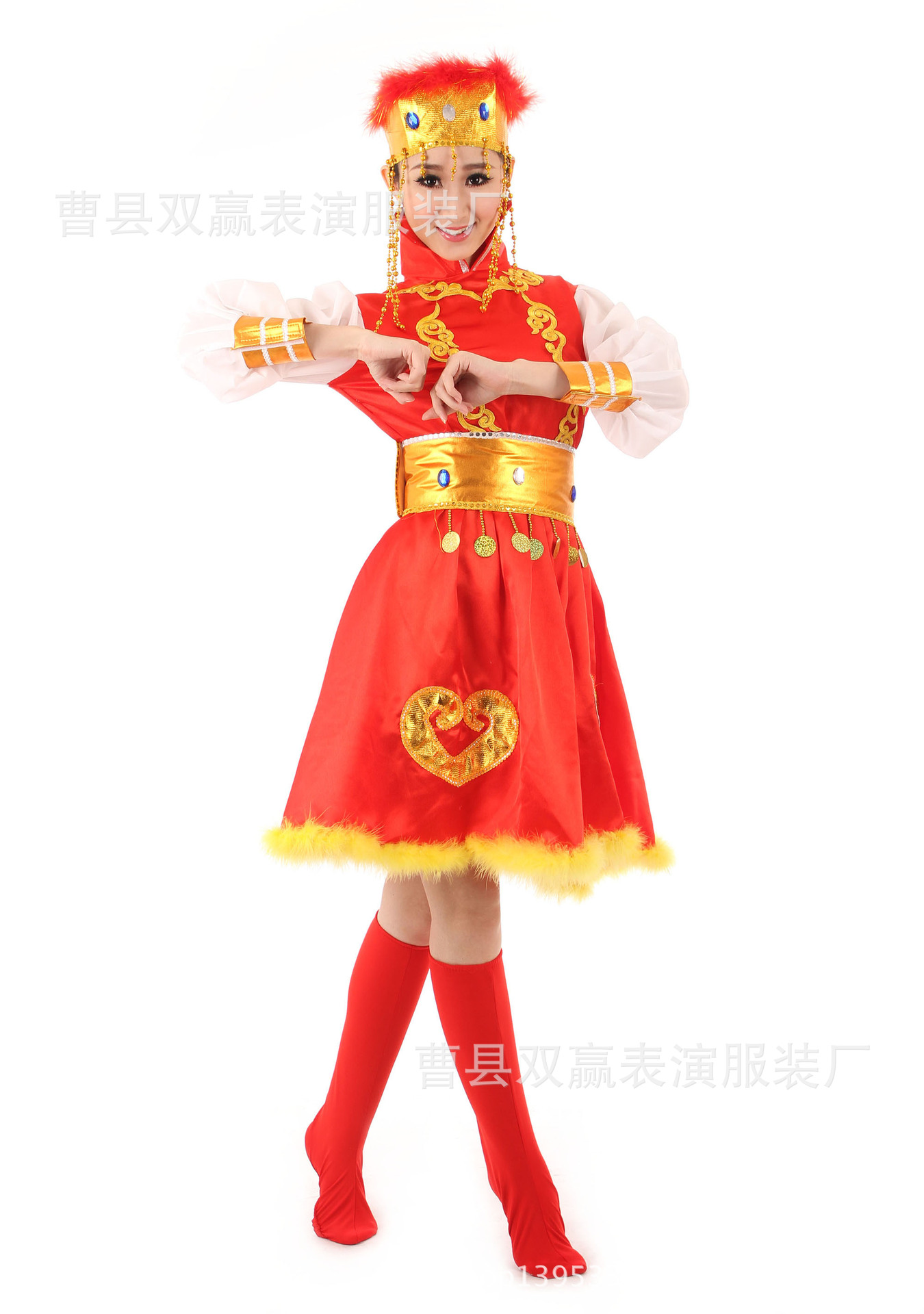 批发采购舞台服、表演服-少数民族服装 蒙古族