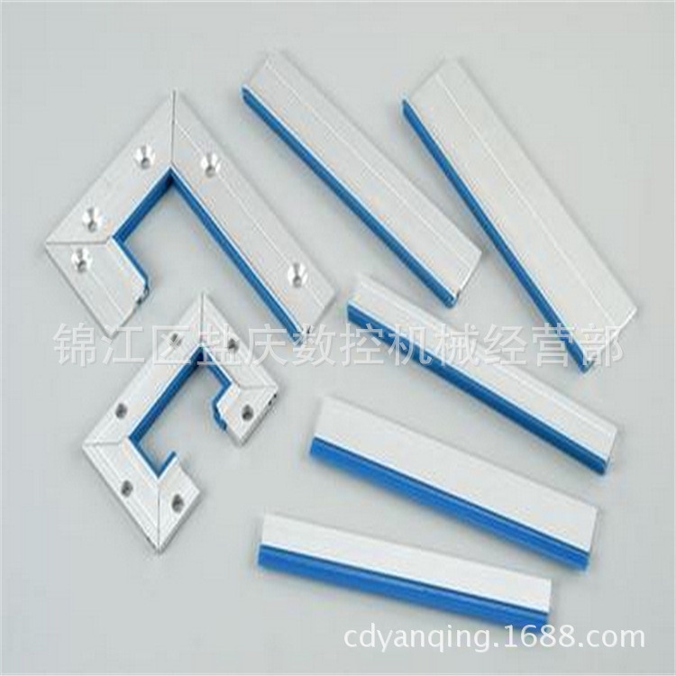 厂家长期供应定做机床专用各种导轨铝质刮屑板 可按客户要求定制