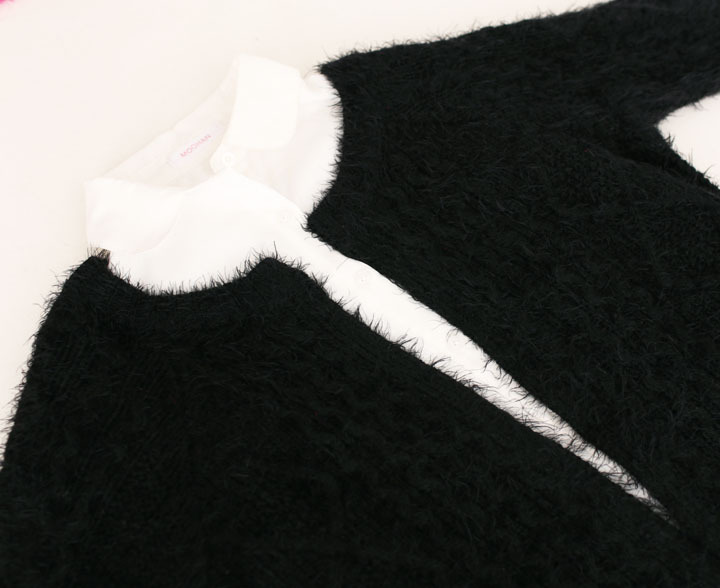 批发采购<em>女式</em>毛衣-2014<em>春款马海毛外套开衫</em> 立