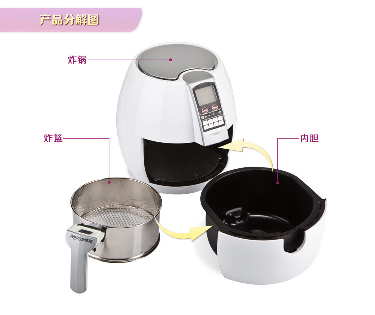 韩国多功能薯条机电炸锅机 (33)