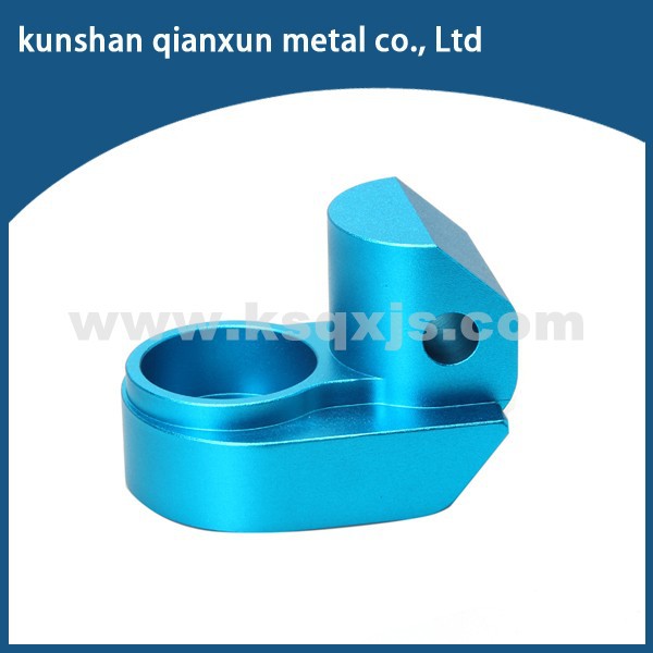 CNC四轴加工,蓝色阳极,昆山cnc精密加工,非标零件加工