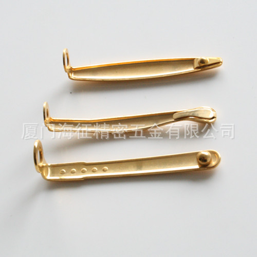 金属笔夹加工 宝珠笔铜笔夹加工 金属笔配件笔夹加工