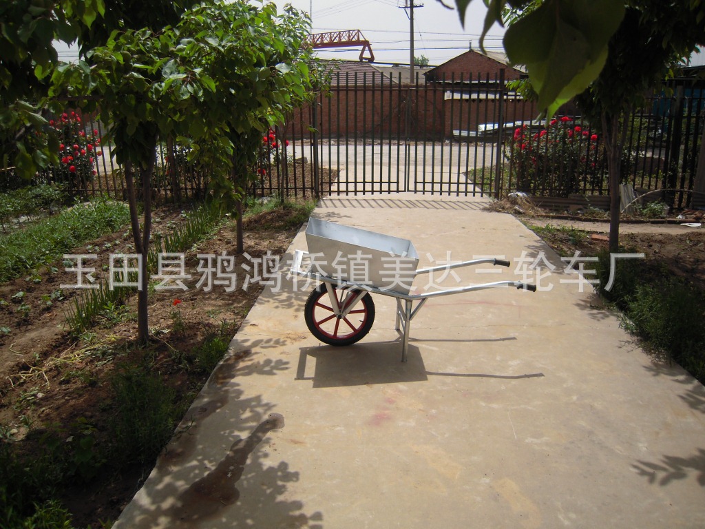 批发独轮手推车 工地翻斗车 农用小推车 平板工具高载重大容量