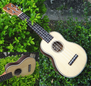 21寸尤克里里 ukulele 四弦小吉他 云杉单板乌克丽丽