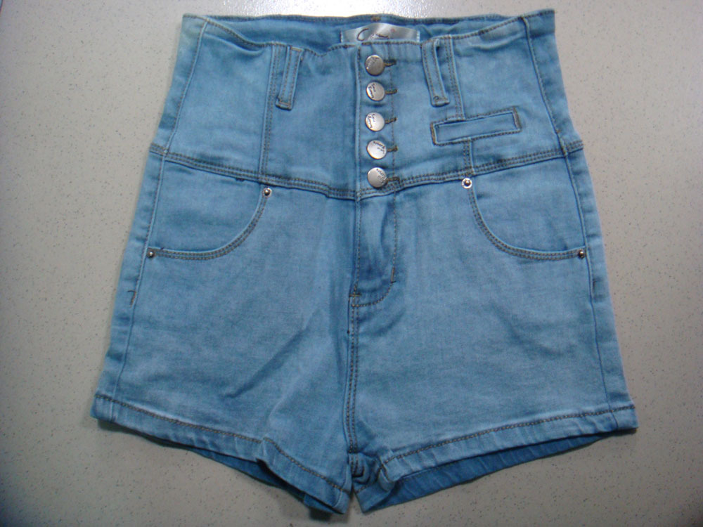 【2014春夏新款韩版五粒扣高<em>腰包臂</em>弹力显瘦