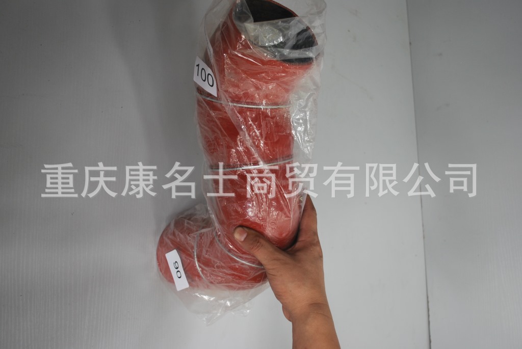 耐酸碱硅胶管KMRG-585++500-变径胶管内径90变100XL410XL320XH330XH340内径90变100X高压胶管厂,红色钢丝4凸缘4Z字内径90变100XL410XL320XH330XH340-6