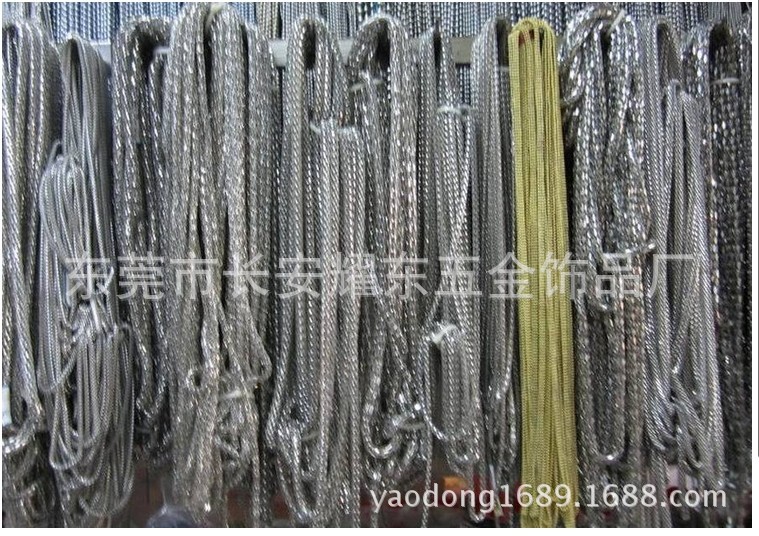 生产各种饰品链条铁链铝链铜链不锈钢链条服饰