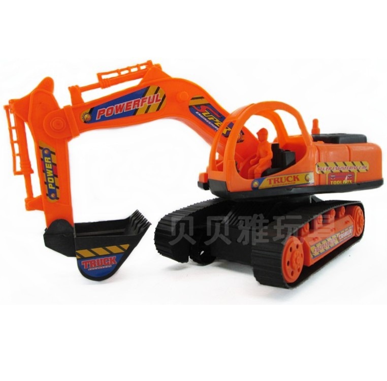 玩具批发 仿真惯性工程车 儿童玩具挖土车 挖掘