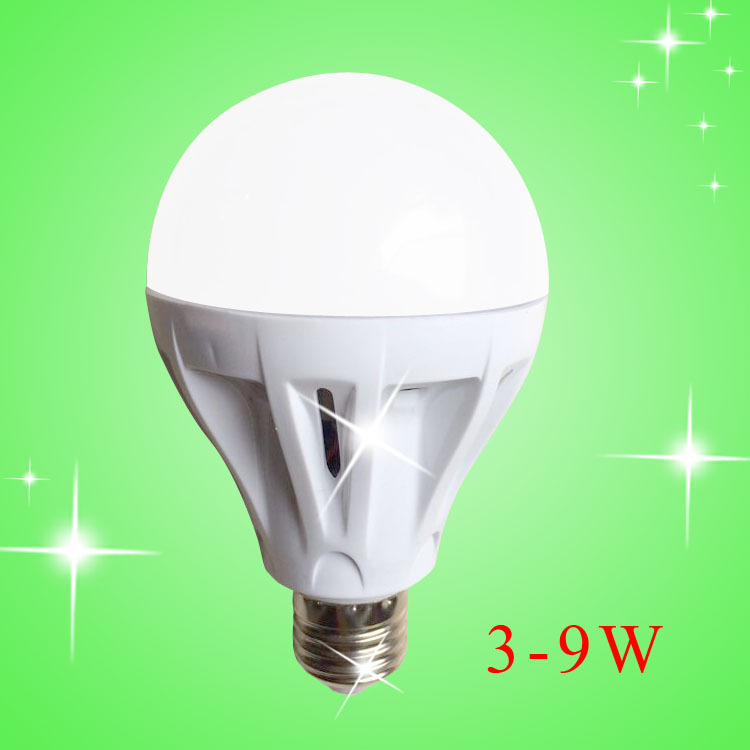 户内光源系列 led灯泡成品套件塑胶外壳 灯具3w5w7w9w球泡灯E27室内照明球泡灯