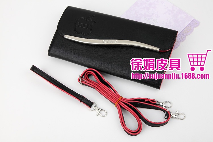 彩邊S型不加寬 女式長款手拿包單肩斜跨錢包17