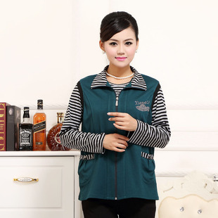 批发采购<em>中老年</em>女装-<em>中老年女</em>秋装<em>两件套马甲</em>