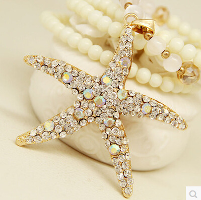 X071新款<em>长款</em>项链 <em>百搭</em>时尚配饰韩版<em>挂链</em> 海星