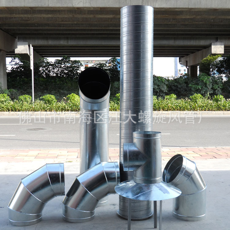 镀锌螺旋风管丨江大风管厂专业制作