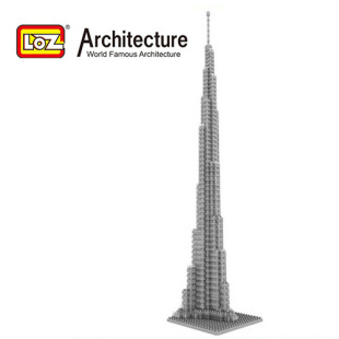 积木-LOZ德国俐智 钻石积木 著名建筑模型迪拜
