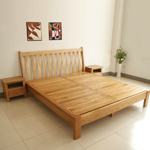 JBT\/佳佰庭白橡木床实木双人床1.5\/1.8米双人床