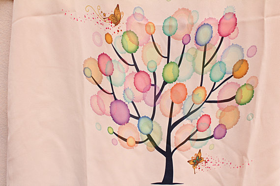 【SH-B 夏季百搭多彩胶印图案短袖雪纺珍珠纱