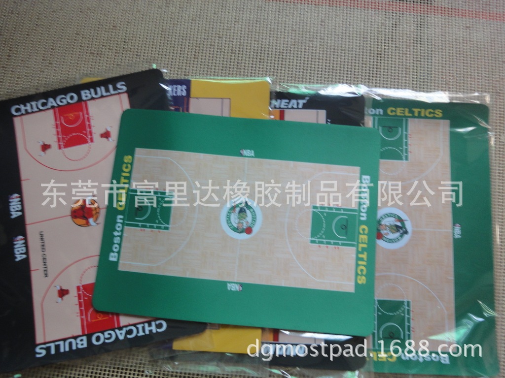 【NBA鼠标垫定制 篮球队鼠标垫 篮球明星鼠标