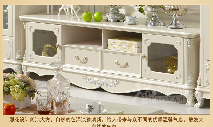 厂家批发特价 法式地柜 1.7米欧式电视柜 客厅电视柜