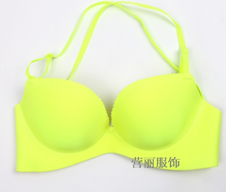 <em>文胸</em>-2014新款 美背<em>文胸</em> 细<em>肩带交叉式</em>内衣 性