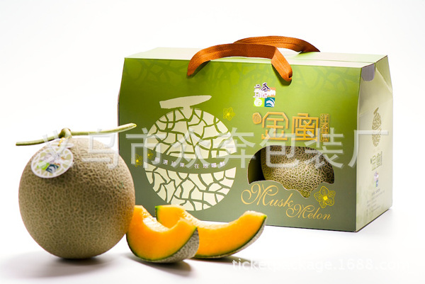 【【义乌厂家】精品哈密瓜礼盒哈密瓜纸箱】价