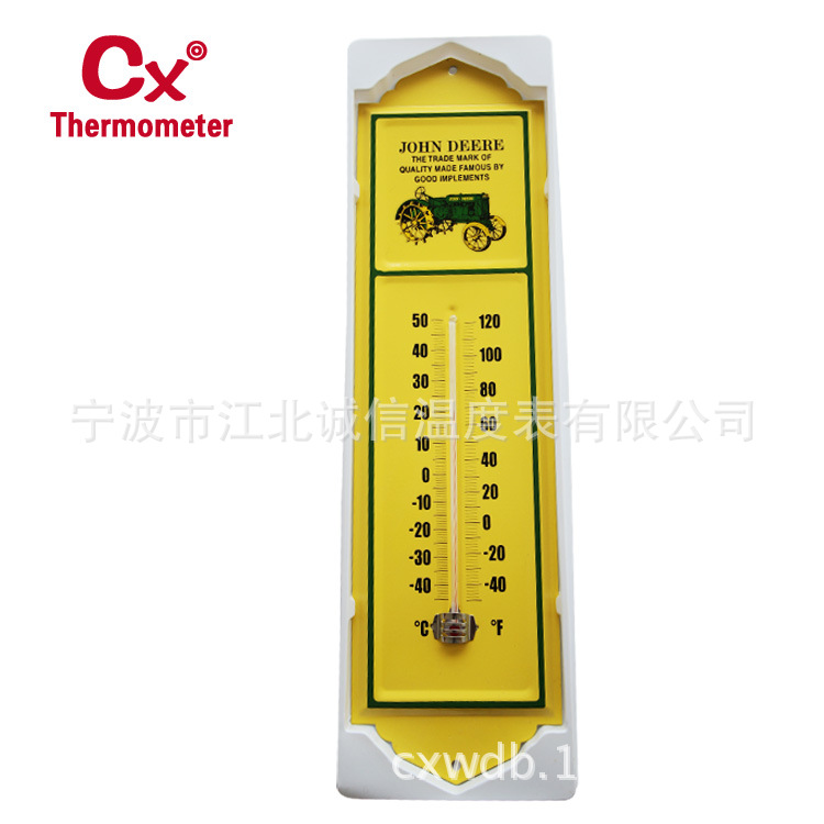 CX-08马口铁温度表 铁皮温度表 长47.5宽12.7高0