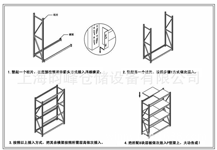 上海货架厂低价批发置物搁板货架零件工具存放架1.5x0