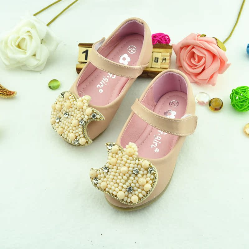 2014春秋新款正品童鞋韩版儿童皮鞋平底女童单鞋公主鞋童鞋批发