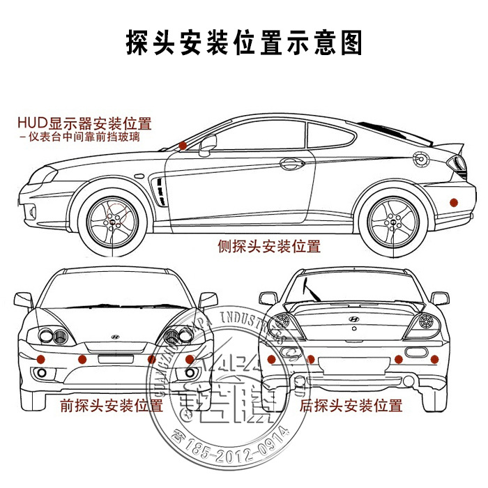 HUD装车实拍-12款CRV