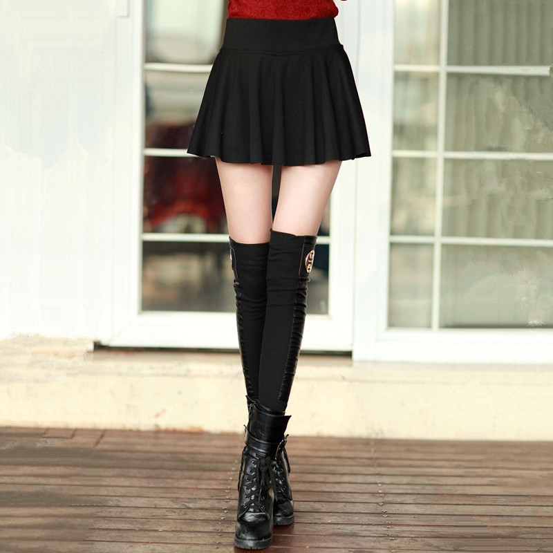 2013春<em>新款</em> <em>韩版</em>女式<em>短裤</em> 针织短裙 百褶半身裙