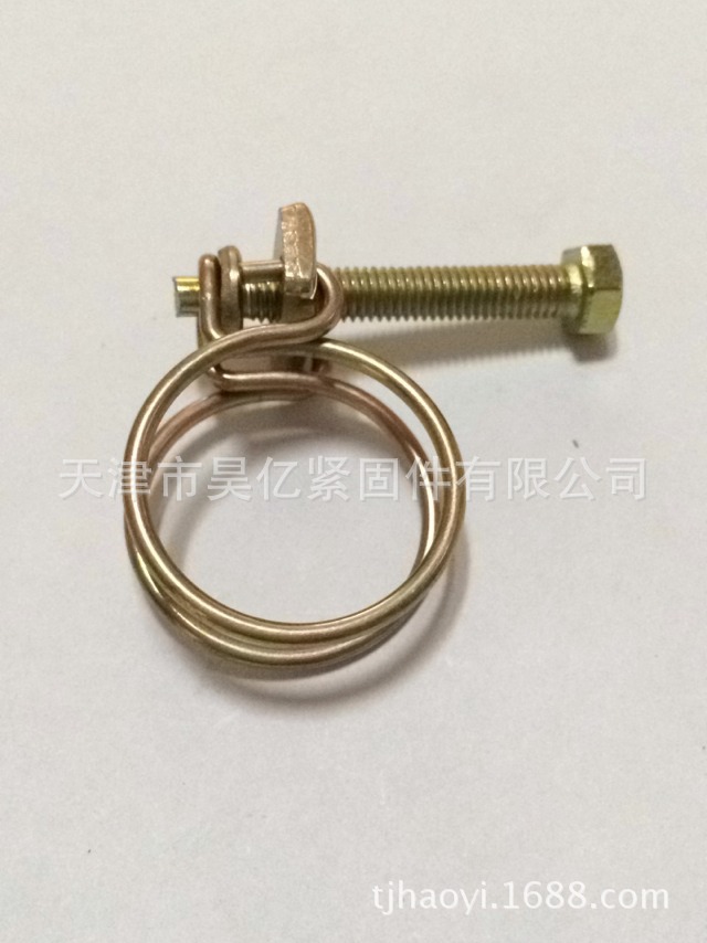 卡箍、抱箍-供应 国标双钢丝喉箍-卡箍、抱箍尽