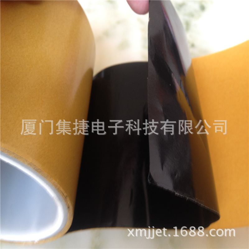 黑色高温胶 遮光高温胶 黑色胶带 遮光双面胶 遮光绝缘胶 可定制