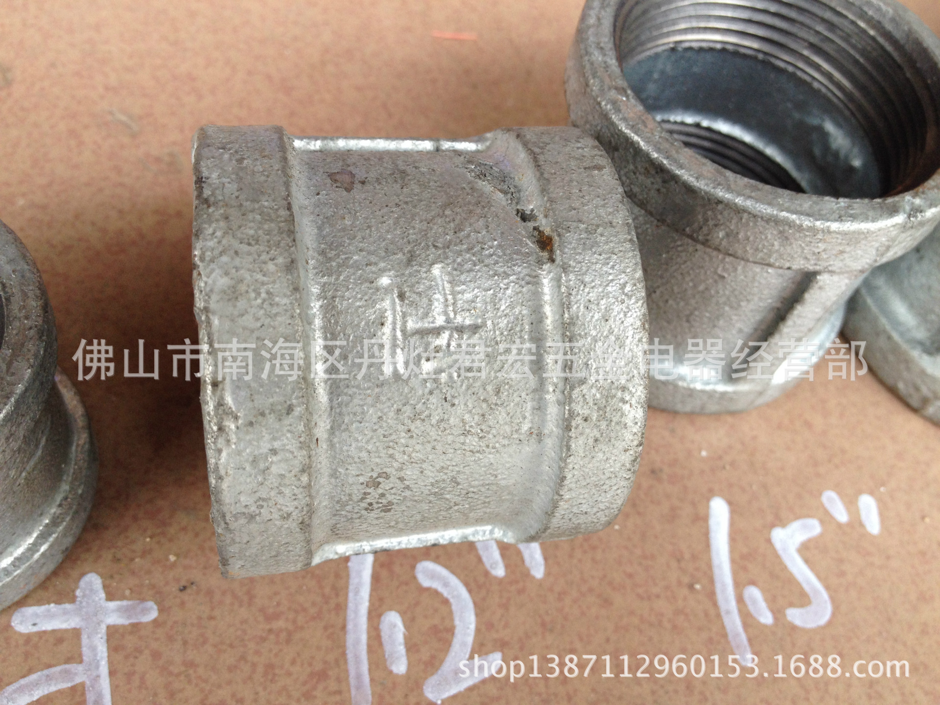 2"镀锌管直接头 铁直通 镀锌管直通 内牙直通