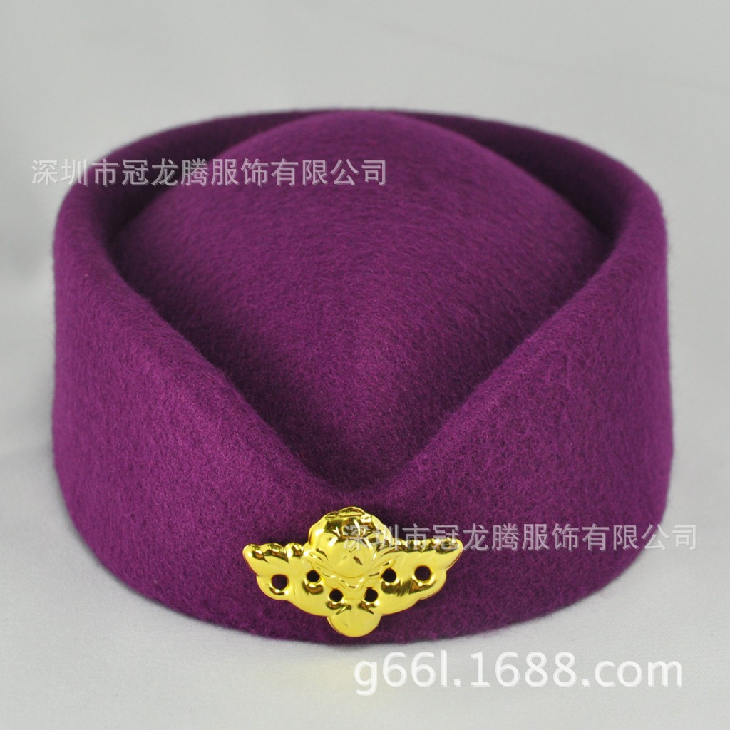 供应优质抗压防水现货空姐帽公关帽促销帽女士帽乐队帽质优价廉