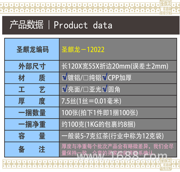 12克圓角表格