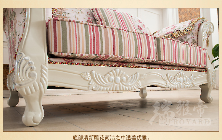 厂家批发 布艺沙发古典沙发多人组合型沙发碎花沙发质量保证