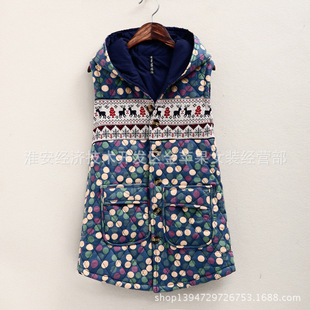 批发采购女式<em>马甲</em>背心-韩版<em>棉马甲女</em>秋冬 <em>连帽</em>