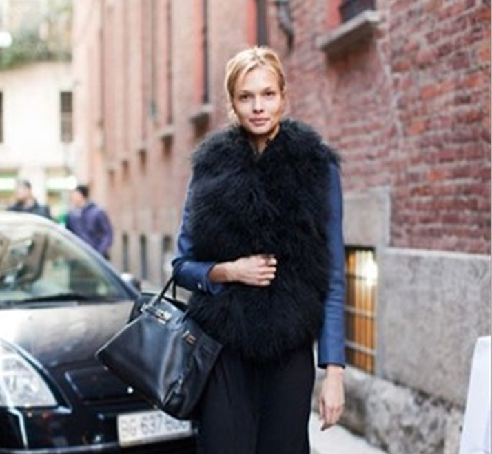 2014欧美爆款时髦<em>滩羊毛</em>无袖<em>马甲背心</em>披肩皮