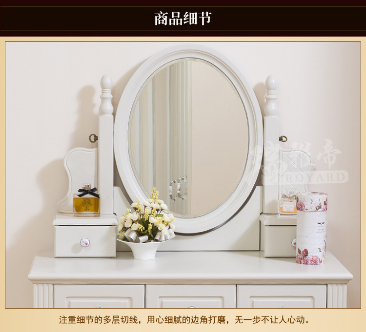 《厂家直销》实木梳妆台 质量保证 简约橡木梳妆台 特惠