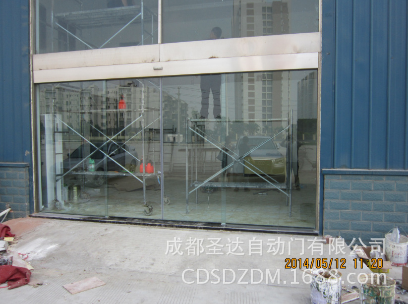 新都工业东区黄鹤路感应门4