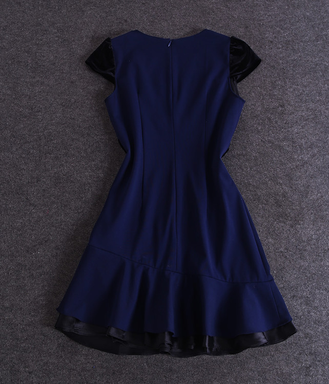 批发采购连衣裙-欧美2014夏装 明星同款裙尾荷