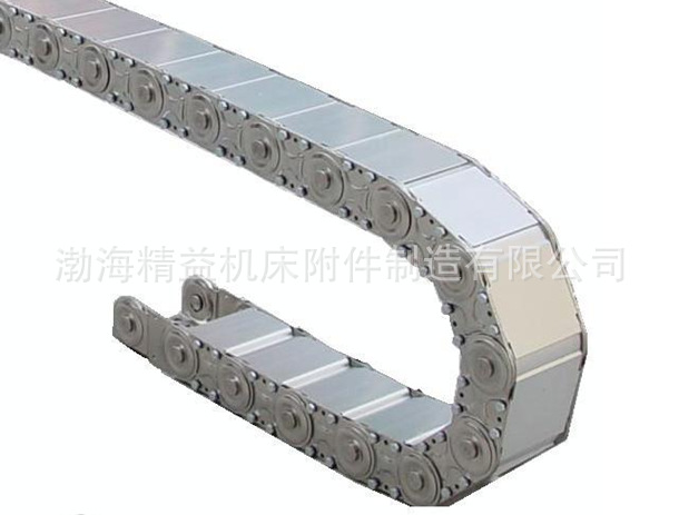厂直销数控机床拖链 机床导轨钢铝拖链整体型拖链系列