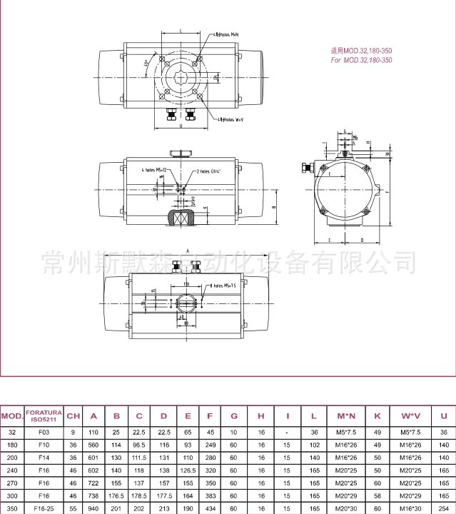 氣動執行器安裝圖05