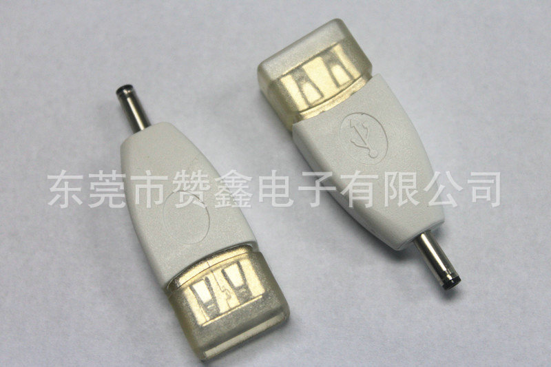 【批量生产usb旋转转接头 USB AF-DC3.5通用