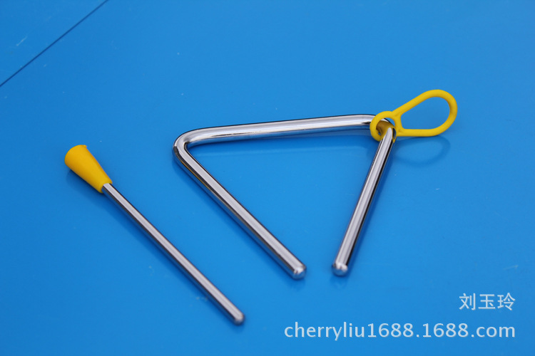 打击类乐器-直销 五寸三角铁 中号儿童击打乐器